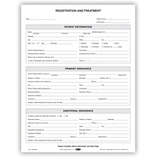 Medical Arts Press® Dental Registration and Treatment Form,  4-Pages