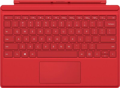 Microsoft Surface Pro 4 Type Cover, Red