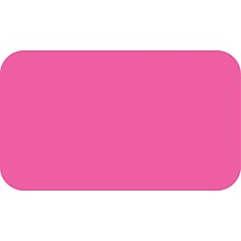 SPS Blank Color-Coding Label, Fluorescent Pink, 7/8H x 1 1/2W, 500 Labels/Roll