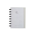 Arc Customizable Durable Poly Notebook System, Clear, 6 3/8 x 8 3/4