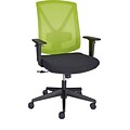 Quill Bonley Task Chair, Mesh, Green, Seat: 19.6W x 18.11D, Back: 18.9W x 22.6H