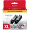 Canon 270 XL Black High Yield Ink, 2/Pack (0319C005)