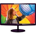 Philips E-line 247E6BDAD/27 24 LCD Monitor, Glossy Cherry Black