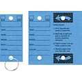 Quill Brand® Auto Service Key Tags; Blue, 250/Box