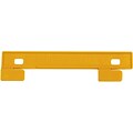 JalemaClip™ Folder Fasteners, Plastic Compressor Bar, Yellow, 100/Pack (JCOM)