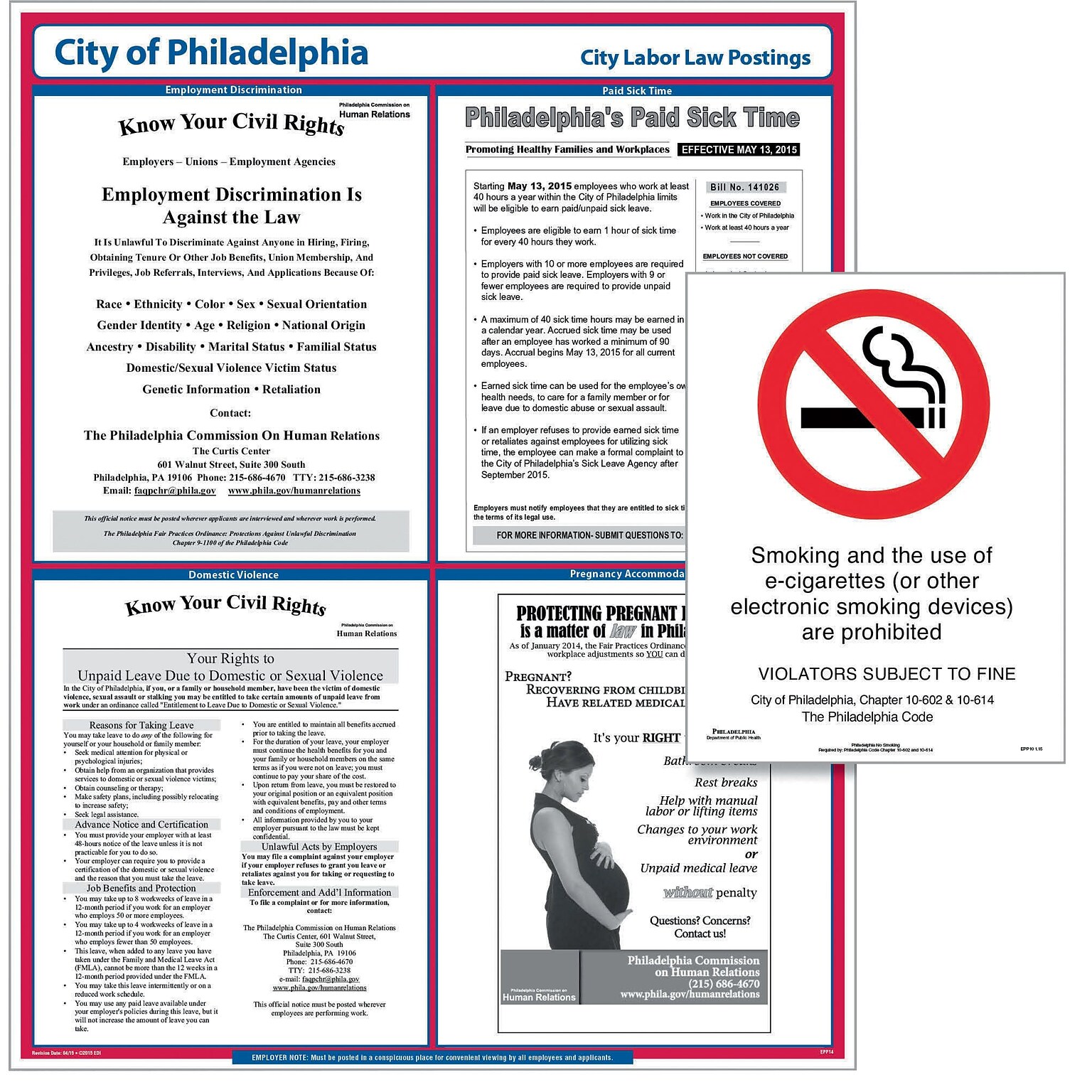 ComplyRight Philadelphia Poster Bundle (EPP12)