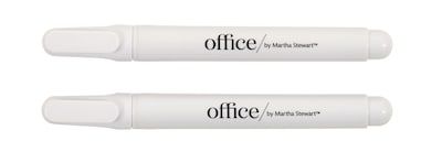 Office by Martha Stewart™ Liquid Chalk Markers, 2 Pack, White (28647)