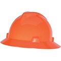 Mine Safety Appliances Polyethylene Full Brim Hard Hat, Orange (10021292)