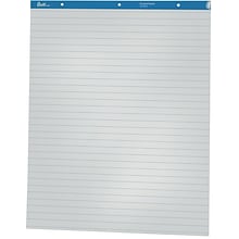 Quill Brand® Ruled Easel Pad, 27 x 34, White, 50 Sheets/Pad, 2 Pads/Box (720444)