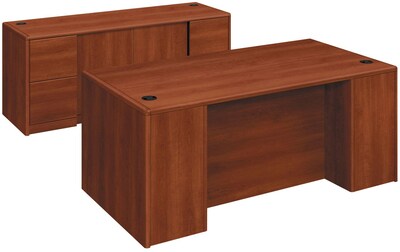 HON® 10700 Series; Cognac 72 Desk/Pedestal