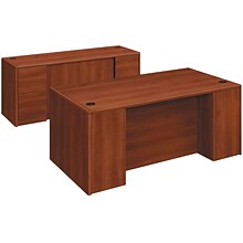 HON® 10700 Series; Cognac 72 Desk/Pedestal