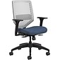 HON® Solve Series ReActiv Back Task Chair, Midnight/Platinum