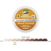 Keurig® K-Cup® Green Mountain® Island Coconut Coffee, Regular, 96/Carton (6720)