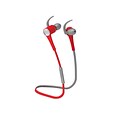 POM Gear® Sport Pro2Go SP-100 Wireless Bluetooth Noise-Canceling Premium Earbuds w/Mic Red/Gray