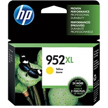 HP 952XL Yellow High Yield Ink Cartridge (L0S67AN#140), print up to 1450 pages