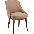 Quill® Chetman Fabric Mid-Back Guest Chair, Tan