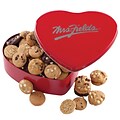 Mrs. Fields® Classic Heart Tin with Assorted Nibblers