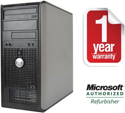 Dell™ 760 Refurbished Mid Tower Desktop PC; Windows 10 Professional