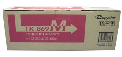 Kyocera TK-869M Magenta Standard Yield Toner Cartridge