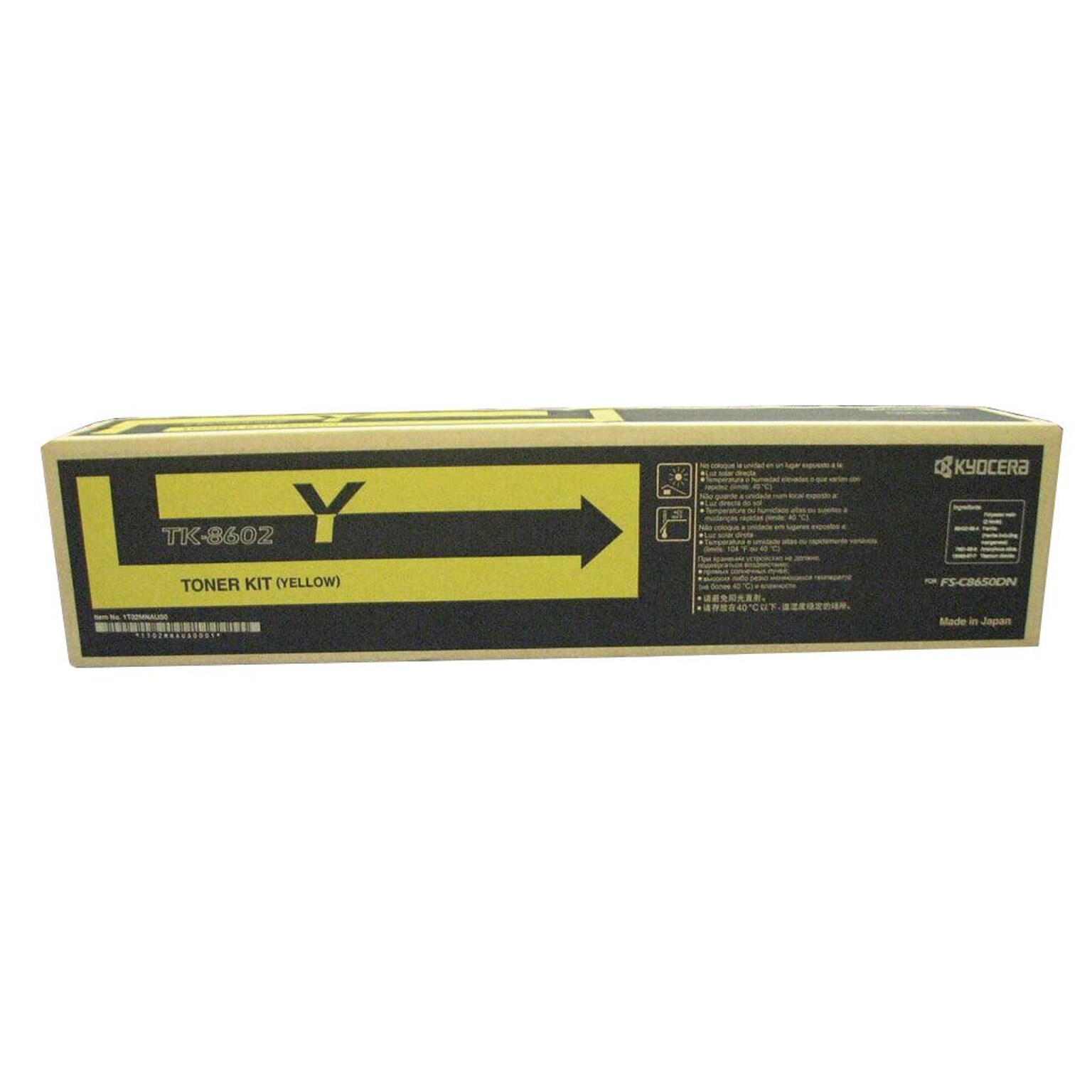 Kyocera TK-8602Y Yellow Standard Yield Toner Cartridge