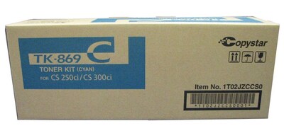 Kyocera TK-869C Cyan Standard Yield Toner Cartridge