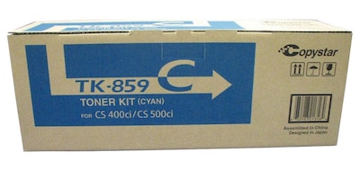 Kyocera TK-859C Cyan Standard Yield Toner Cartridge