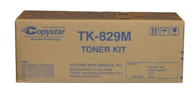Kyocera TK-829M Magenta Standard Yield Toner Cartridge