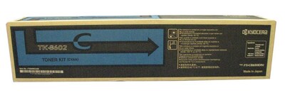 Kyocera TK-8602C Cyan Standard Yield Toner Cartridge