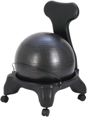 CanDo® 20 Ball Plastic Chair with Back; Adult Size