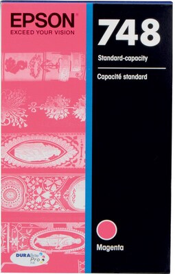 Epson T748 Magenta Standard Yield Ink Cartridge