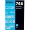 Epson T748 Cyan Standard Yield Ink Cartridge