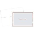 Great Papers! Rose Gold Foil Thank You Note Card, 4.875 x 3.375, 50 count (2015068)