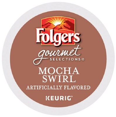Keurig® Folgers Mocha Swirl Coffee, Regular, 24 K-Cups/Box (20316)