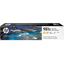 HP 981X Yellow High Yield Ink Cartridge (L0R11A)