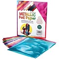 Hygloss Metallic Foil Craft Paper, 8.5 x 10, Assorted Colors, 20 Sheets (HYG108Q)