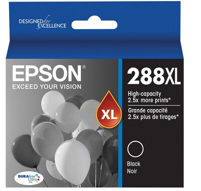 Epson T288XL Black High Yield Ink Cartridge   (T288XL120-S)