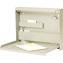 White Economy WallWrite® Fold-Up Desk