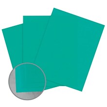 Glama Natural Colors Paper, 8.5 x 11, 27#, Turquoise Translucent