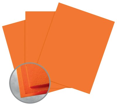 Astrobrights Smooth Color Paper, 8.5 x 11, 65# Cover, Cosmic Orange, 2000/CA