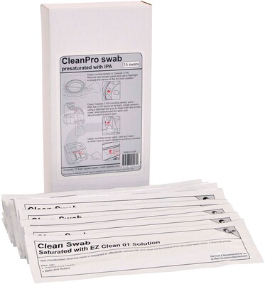 CleanBill Pro Cleaning Swabs, 15/Pack