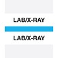 Medical Arts Press® Standard Preprinted Chart Divider Tabs, Lab/X-Ray, Light Blue