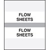 Medical Arts Press® Standard Preprinted Chart Divider Tabs, Flow Sheets, Gray