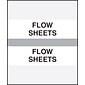 Medical Arts Press® Standard Preprinted Chart Divider Tabs, Flow Sheets, Gray