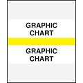 Medical Arts Press® Standard Preprinted Chart Divider Tabs, Graphic Chart, Yellow
