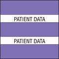 Medical Arts Press® Large Chart Divider Tabs, Patient Data, Purple