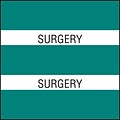 Medical Arts Press® Large Chart Divider Tabs, Surgery, Teal