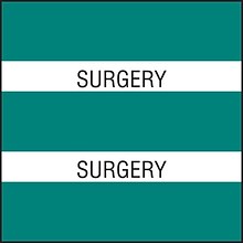 Medical Arts Press® Large Chart Divider Tabs, Surgery, Teal