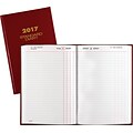 2017 AT-A-GLANCE® Daily Diary/Address Book, 7 11/16” x 12 1/8”, Standard Diary® (SD377-13-17)