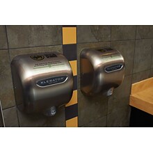 XLERATOR® XL-GRV 208-277V Hand Dryer with Noise Reduction Nozzle, Graphite Painted Cover