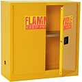 Sandusky 44H Safety Cabinets For Flammable Materials with 30-Gallon Capacity, Yellow (SC300F)